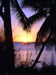 Raiatea sunset beach